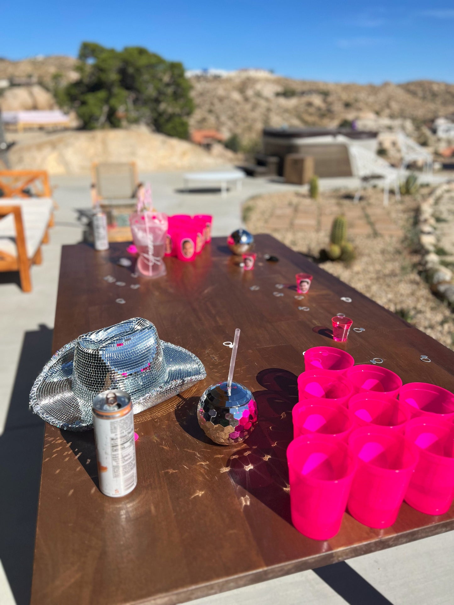 Custom Bachelorette Party Cups Beer Pong Set