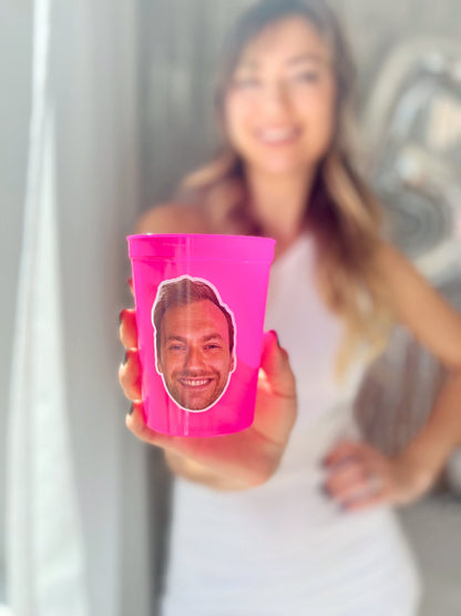 Custom Bachelorette Party Cups Beer Pong Set