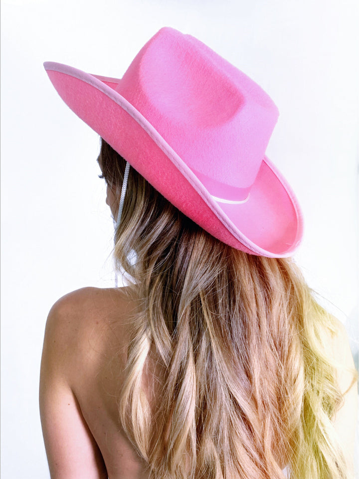 Cowgirl hat pink Bachelorette Party Gifts | pink cowboy hat bulk | Cowgirl Bachelorette Party outfit | Nashville bachelorette party favors