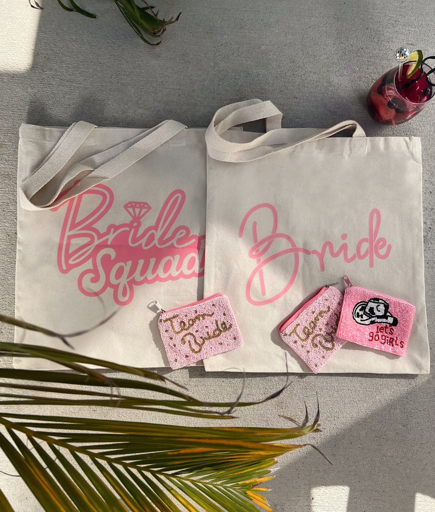 Bachelorette party favors beach bags | bachelorette party bags | bridesmaid gifts bag | bridesmaid totes | miami cabo bachelorette favors