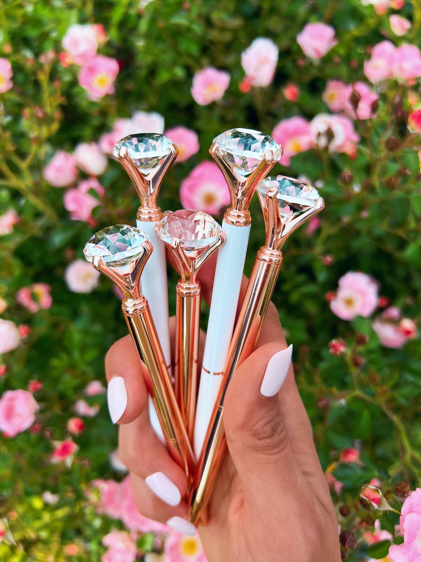 Silver diamond pens - bridesmaid proposal gift | bridesmaid gifts | bachelorette party favors | bridal shower gift | gifts for her